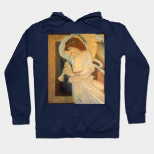 An Angel Playing a Flageolet by Sir Edward Coley Burne Jones Hoodie